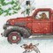 DIY Dimensions Joy Ride Dog Truck Christmas Counted Cross Stitch Kit 5x7